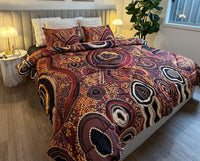 Connection to Country Aboriginal Art Comforter Set