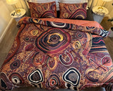 Connection to Country Aboriginal Art Comforter Set