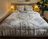 Camping Under the Moonlight Aboriginal Art Comforter Set