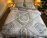 Camping Under the Moonlight Aboriginal Art Comforter Set