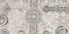 Close-up detail of Camping Under the Moonlight Aboriginal canvas print showing traditional symbols and dot painting by Kelly Taylor.