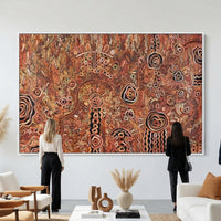 Family, Past & Present – Original Aboriginal Painting