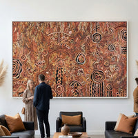 Family, Past & Present – Original Aboriginal Painting
