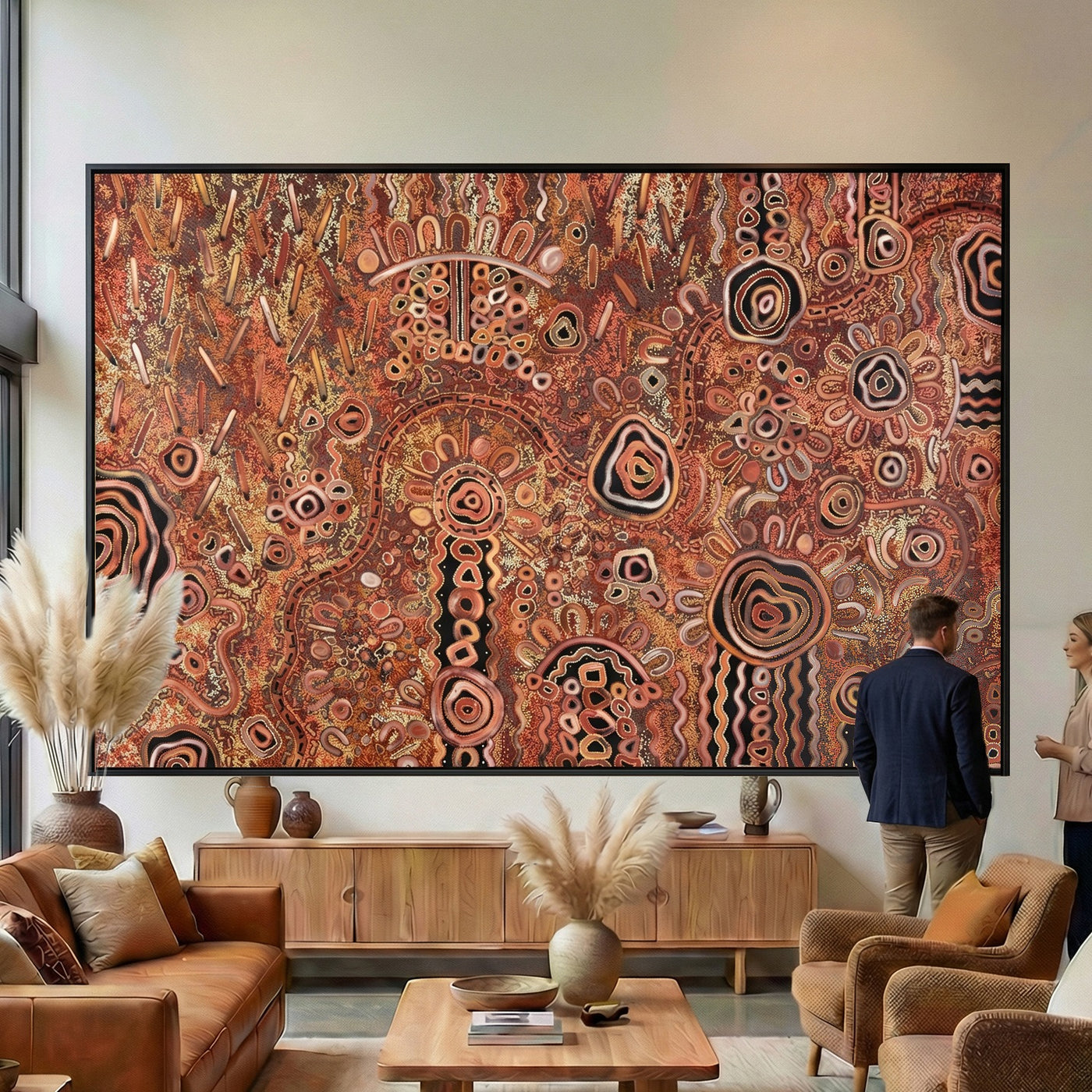 Family, Past & Present – Original Aboriginal Painting