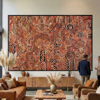 Family, Past & Present – Original Aboriginal Painting