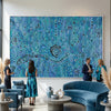 Blue Rain – Original Aboriginal Painting