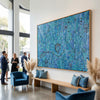 Blue Rain – Original Aboriginal Painting