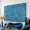 Blue Rain – Original Aboriginal Painting