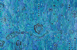 Blue Rain – Original Aboriginal Painting