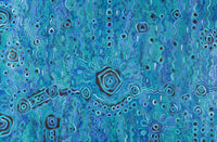 Blue Rain – Original Aboriginal Painting