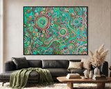 Living on Country Original Aboriginal Painting