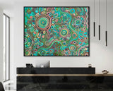 Living on Country Original Aboriginal Painting