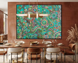 Living on Country Original Aboriginal Painting
