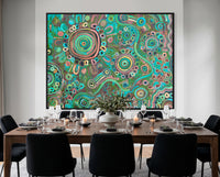 Living on Country Original Aboriginal Painting by Kelly