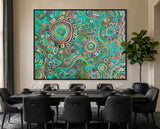 Living on Country Original Aboriginal Painting