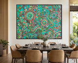 Living on Country Original Aboriginal Painting