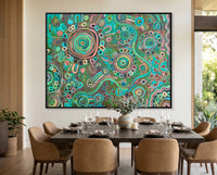 Living on Country Original Aboriginal Painting by Kelly