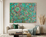 Living on Country Original Aboriginal Painting