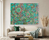 Living on Country Original Aboriginal Painting