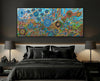 Contemporary Seven Sisters original painting with layered Indigenous dot art by Kelly Ktaboriginalfine Ar