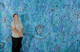 Blue Rain – Original Aboriginal Painting