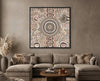 Modern Aboriginal artwork inspired by camping on Country and storytelling traditions