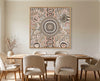 Premium Indigenous Australian canvas print for luxury interior design spaces