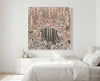 Luxury Aboriginal wall art for modern dining room interior styling