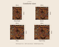 Journey Across Country Aboriginal Art Comforter Set
