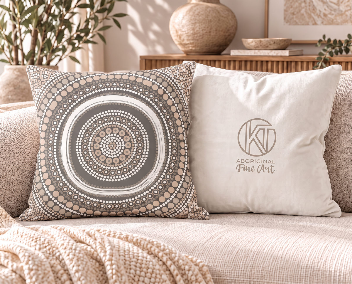Camping under the Moonlight Velvet Cushion Cover | 45 × 45 cm