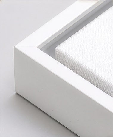 White Float Frame